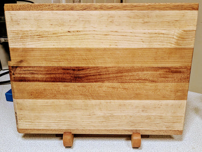 Mahogany Cutting Board Stand
