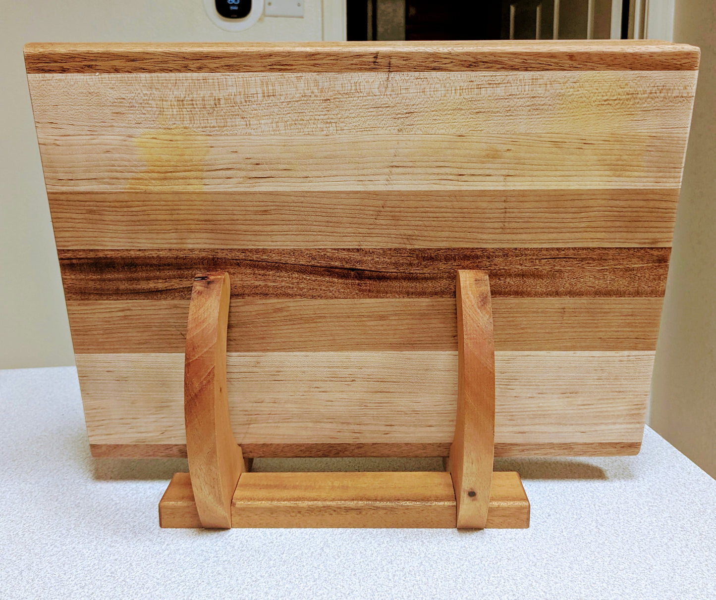 Mahogany Cutting Board Stand